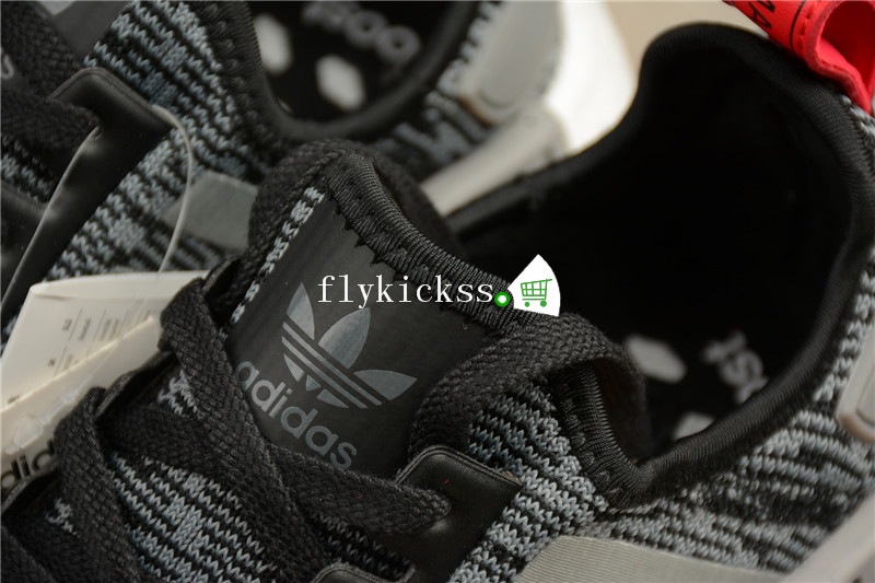 Real Boost Adidas NMD R1 PK Grey Red BB2884
